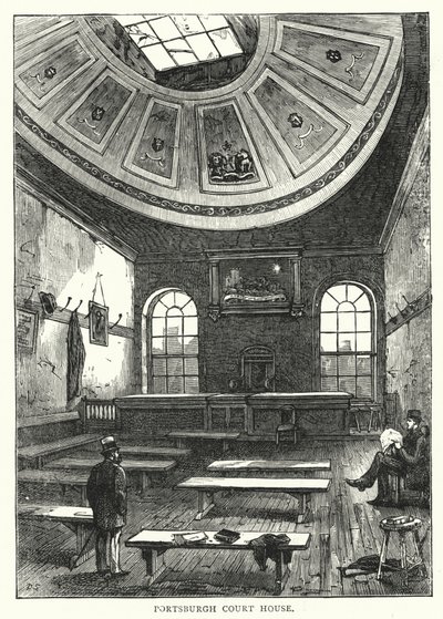 Portsburgh Court House (gravering) av English School