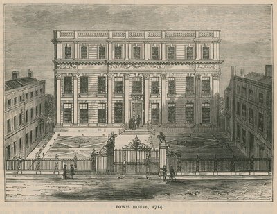 Powis House, London, i 1714 av English School