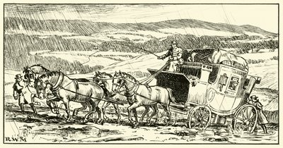 Pre-Macadam Road (blekk på papir) av English School