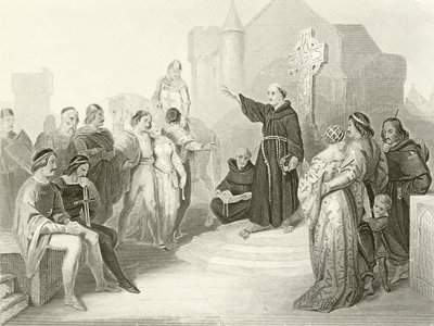 Predigt des Kreuzzugs von English School