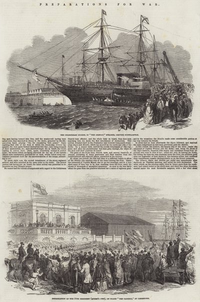 Forberedelser til krig (gravering) av English School