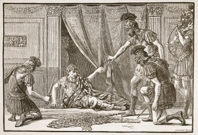Pretorianske vakter hyller Claudius som imperator av English School