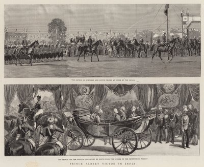 Prins Albert Victor i India (gravering) av English School