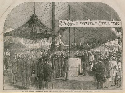 Prins Albert legger grunnsteinen til de fremmede hjemmet av English School