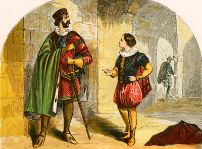 Prins Arthur krever kronen til onkelen av English School