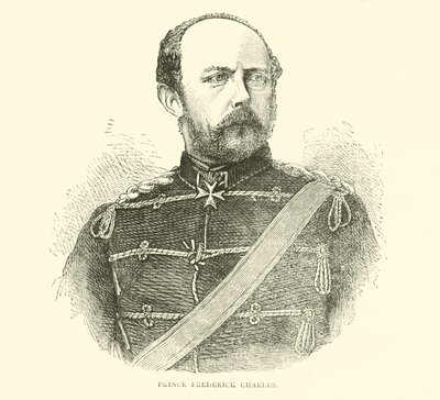 Prins Frederick Charles, august 1870 av English School