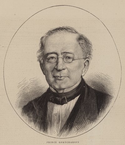Prins Gortchakoff (gravering) av English School