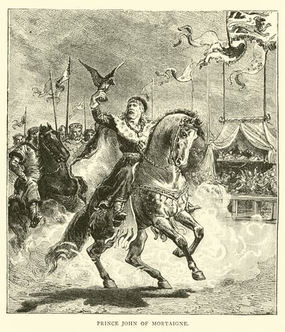 Prins John av Mortaigne av English School