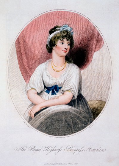 Prinsesse Amelia, 1806 av English School