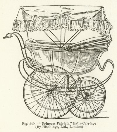 Prinsesse Patricia Baby-Carriage, av Hitchings, London av English School