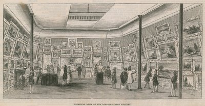 Hovedrommet til Suffolk Street Gallery av English School