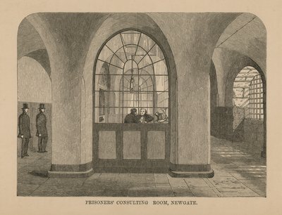 Konsultasjonsrom for fanger i Newgate av English School