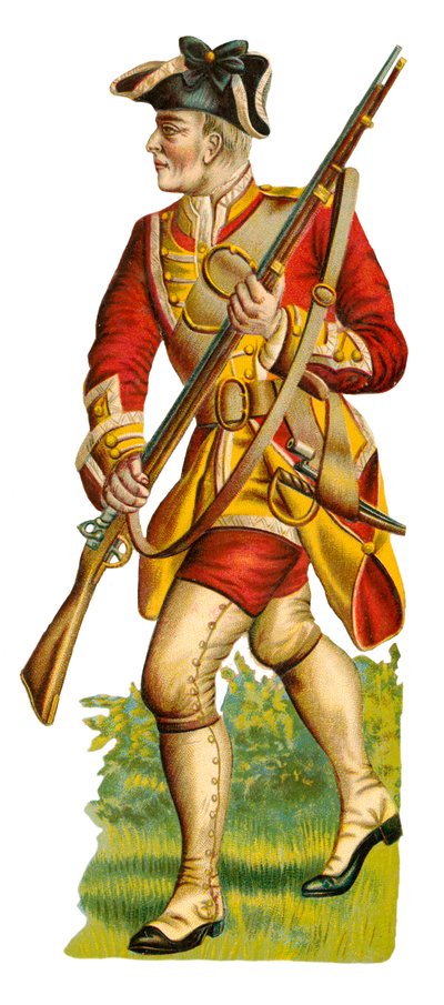 Menig på 35. fot, tid til kong George II av English School