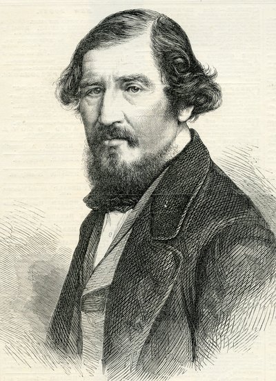 Professor Aytoun (1813-65) fra The Illustrated London News 19. august 1865 (gravering av English School