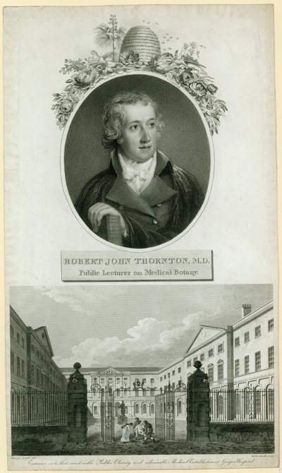 Professor John Thornton, offentlig foreleser i medisinsk botanikk av English School