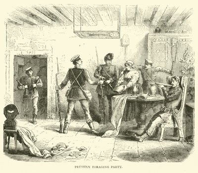 Preussisk fôrfest, mars 1871 av English School