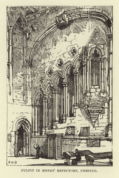 Prekestol i Monks Refectory, Chester av English School