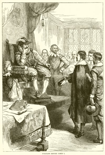 Puritanere før James I av English School