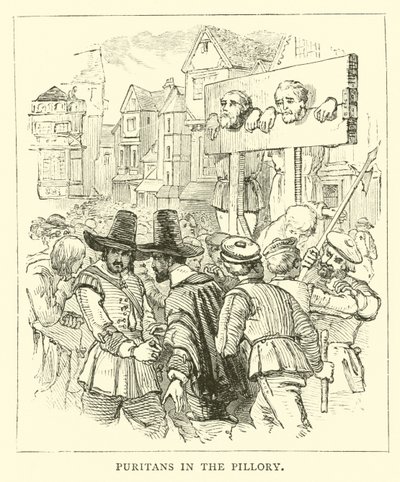 Puritaner im Pranger von English School