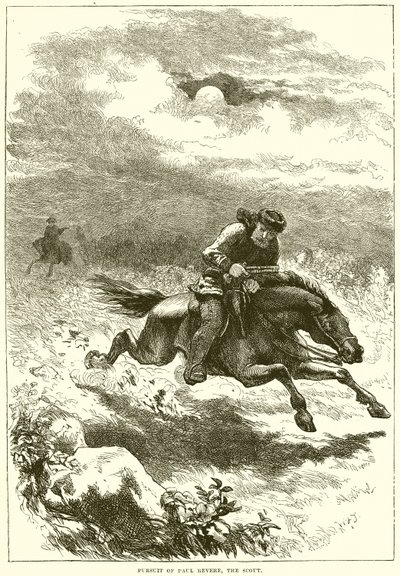 Forfølgelsen av Paul Revere, speideren av English School