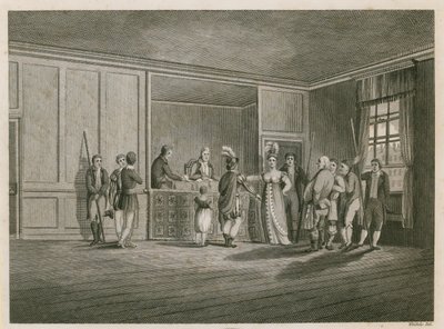 Pye Powder Court, Cloth Fair, West Smithfield, holdt på Sign of the Hand and Shears offentlige hus av English School