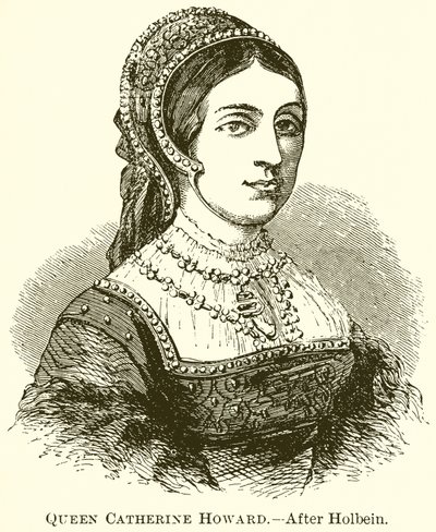 Dronning Catherine Howard av English School