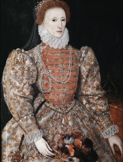 Dronning Elizabeth I, ca. 1575 (olje på panel) av English School
