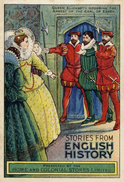 Dronning Elizabeth I beordret arrestasjonen av jarlen av Essex av English School