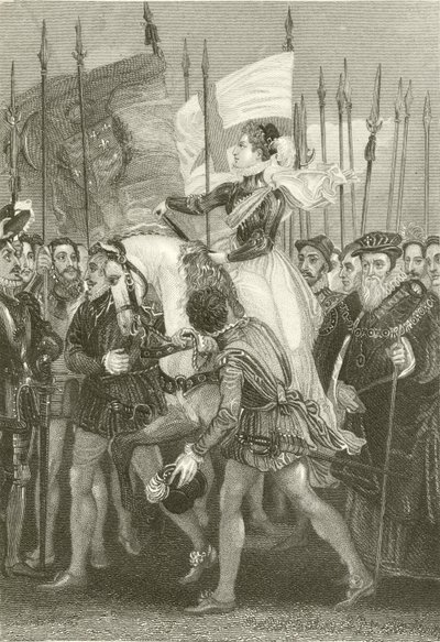 Königin Elisabeth in Tilbury Fort von English School