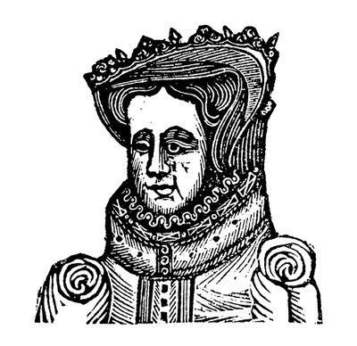 Queen Mary I (tresnitt) av English School