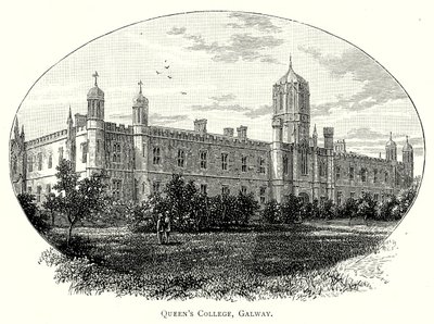 Queen#39;s College, Galway (gravering) av English School