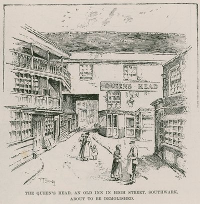 Queens Head, Southwark av English School