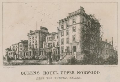 Queens Hotel, Upper Norwood, nær Crystal Palace av English School