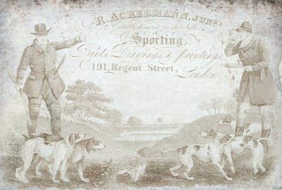 R Ackermann, Junior, 191 Regent Street, handelskort av English School