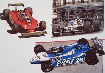 Racing biler av English School