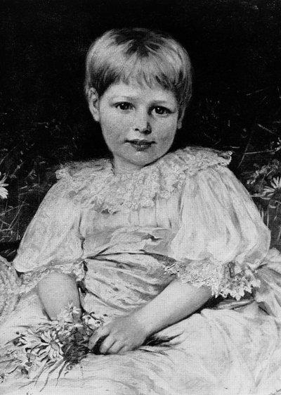 Radclyffe Hall (1896-1943) 5 år gammel av English School