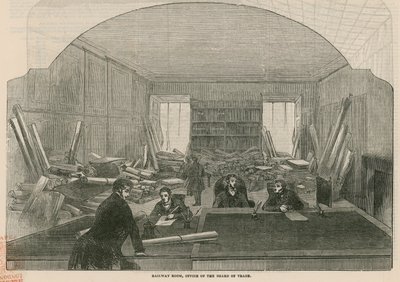 Eisenbahnraum, Büro des Board of Trade von English School