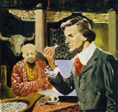 Ralph von Koenigswald entdeckte die Zähne einer riesigen Kreatur in einem chinesischen Kuriositätengeschäft von English School