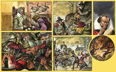 Ranger ser på Guy Fawkes av English School