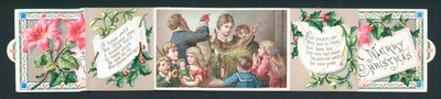 Motta en julekurv, kort (bokmerke) av English School