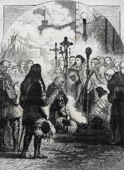 Mottakelse av James II i Dublin, publisert i 
