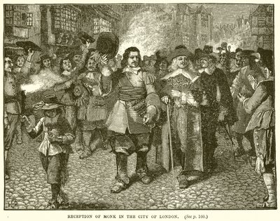 Mottakelse av Monk i City of London av English School