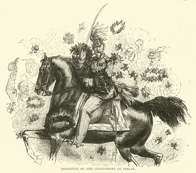 Mottak av erobrerne i Berlin, april 1871 av English School