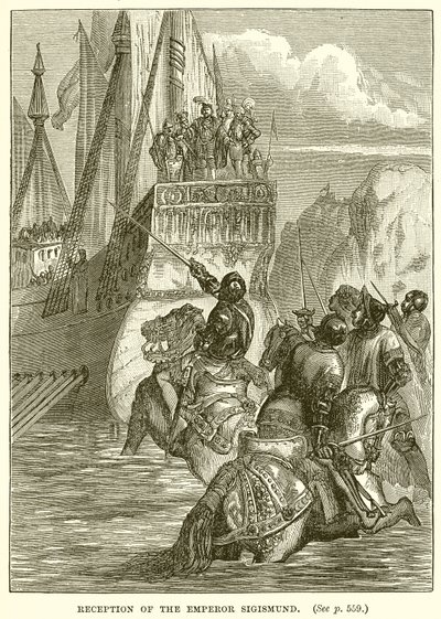 Mottakelse av keiser Sigismund av English School