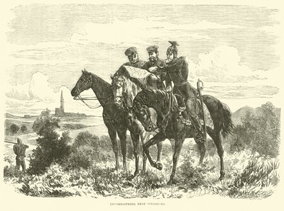 Rekognosering nær Strasburg, september 1870 av English School