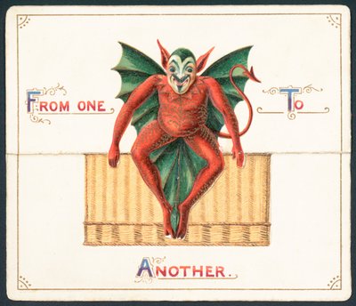 Roter Teufel, Weihnachtskarte von English School
