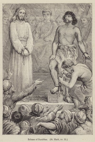 Barabbas#39; løslatelse, Markus XV av English School