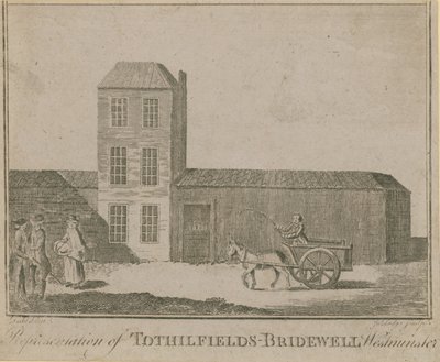 Representasjon av Tothill Fields Bridewell av English School