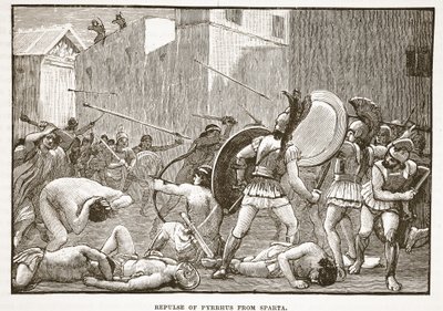 Frastøting av Pyrrhus fra Sparta av English School