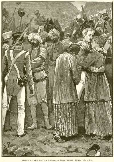 Redning av de britiske fangene fra Akbar Khan av English School